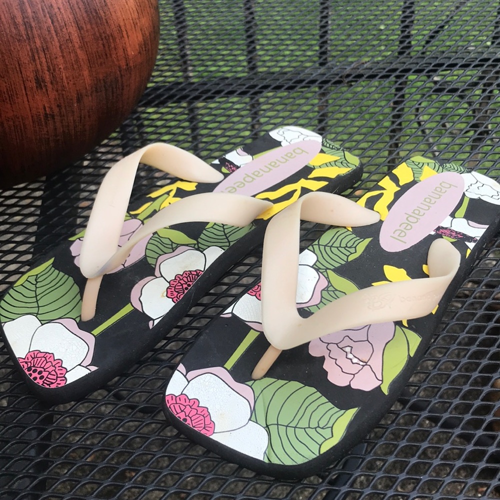 Banana Peel Flip Flops